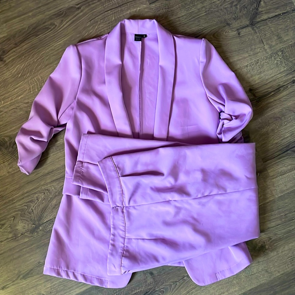Purple pantsuit set